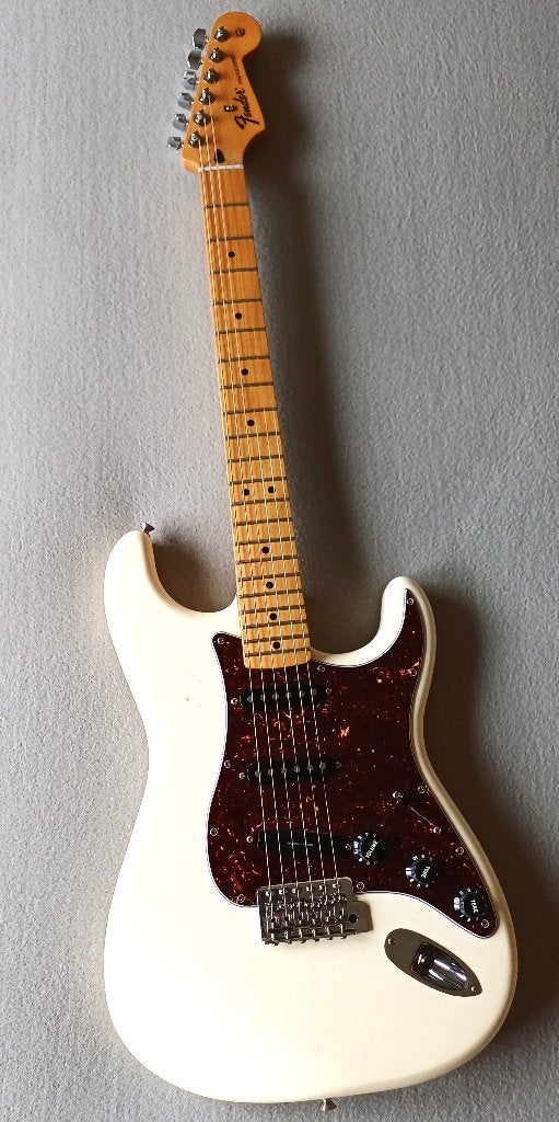 Fender Stratocaster Olympic White Seymour Hotrail, Ophalen of Verzenden, Gebruikt, Solid body, Fender