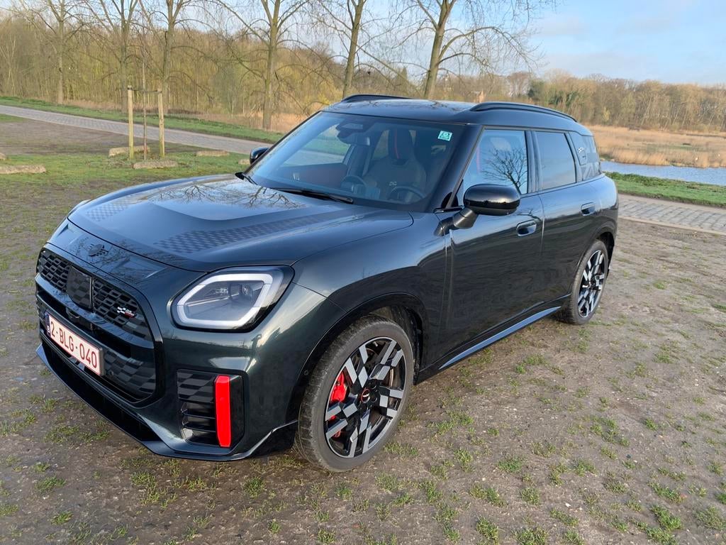 ‼️Countryman JCW 4x4 300pk‼️, Autos, Mini, Cuir, Argent ou Gris, Euro 6, Noir
