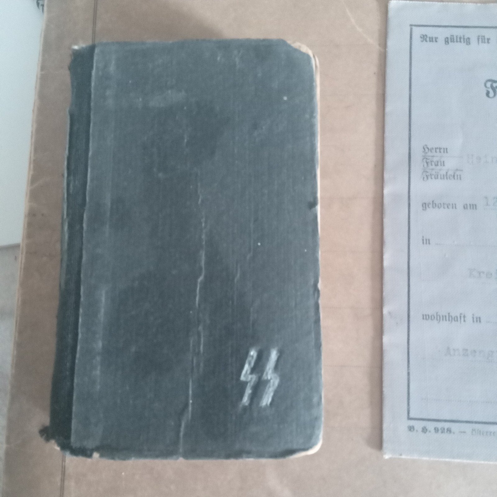 Xx trouwboek compleet. Xx rijbewijs. Xx soldatenfreund boek, Verzamelen, Militaria | Tweede Wereldoorlog, Ophalen of Verzenden