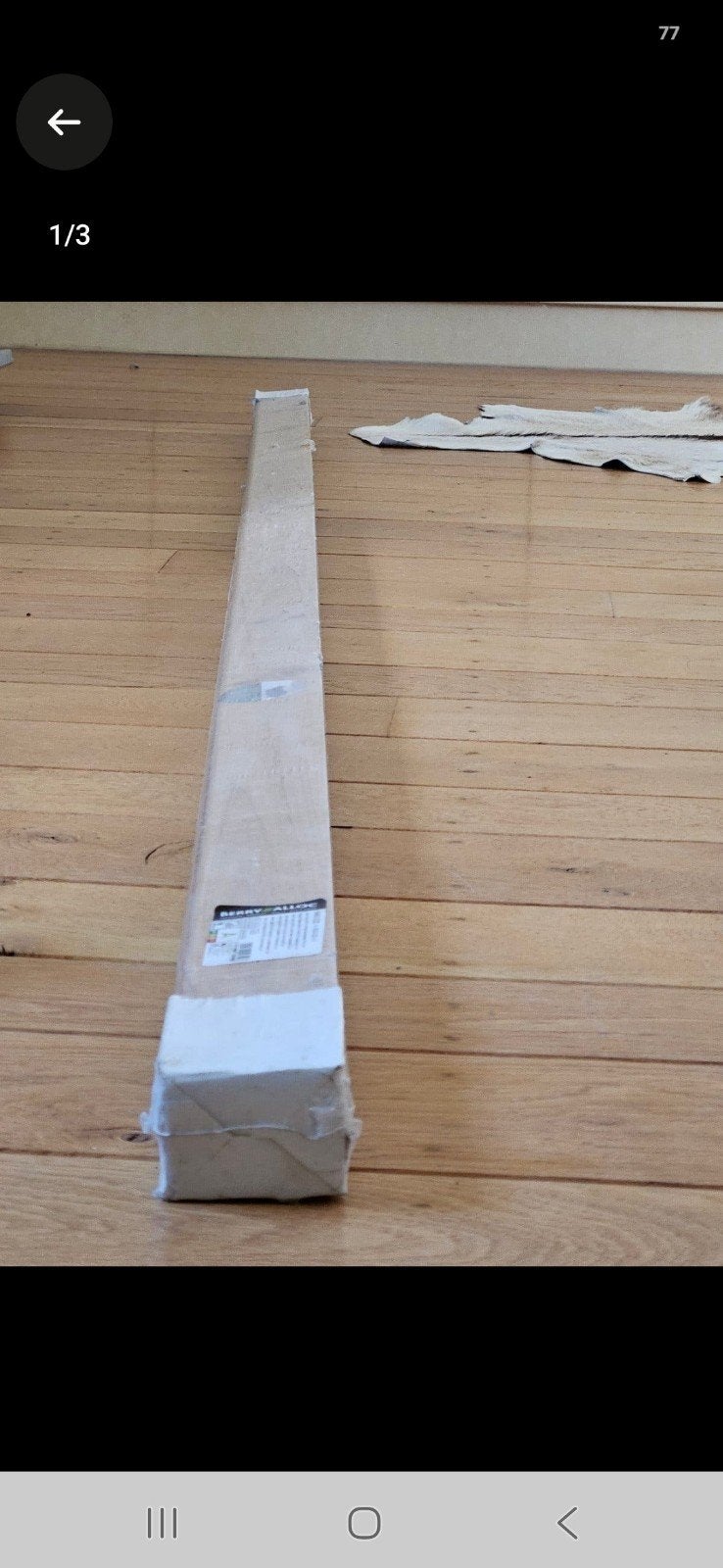 Nieuw ingepakt pak plinten Barry Alloc, Doe-het-zelf en Bouw, Ophalen, Plinten