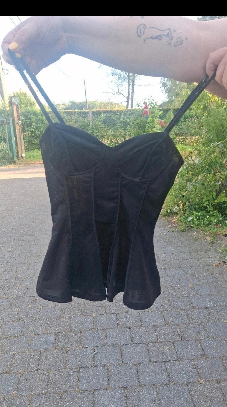 Zwart topje, Ophalen, H&M, Zwart, Nieuw