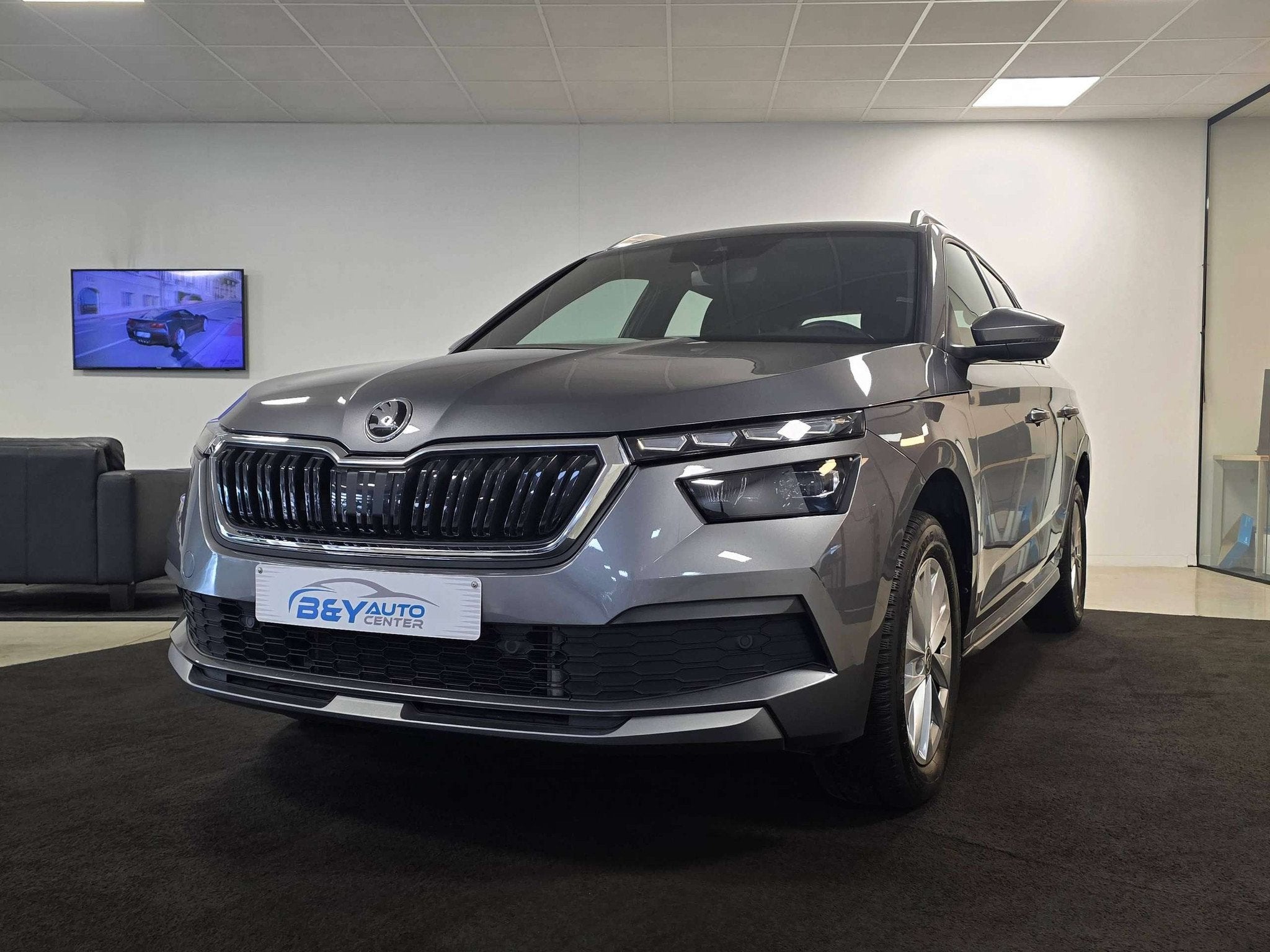 Skoda Kamiq Kamiq 1.5 TSI Ambition DSG / Automaat / Carplay, Autos, Skoda, Argent ou Gris, Achat, Entreprise, 5 portes