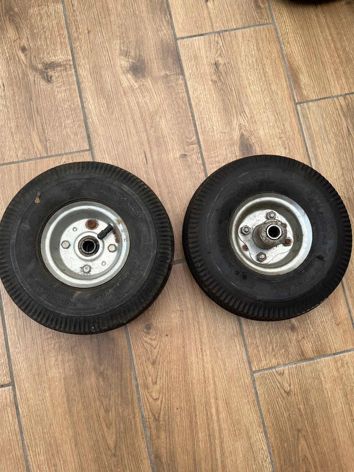 Steekwagen wielen, Doe-het-zelf en Bouw, Transportwagens, Ophalen, Zo goed als nieuw, Steekwagen