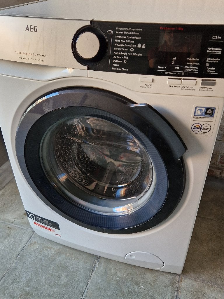 Wasmachine AEG 8kg A +++. 1400tr, Ophalen, Zo goed als nieuw, Voorlader