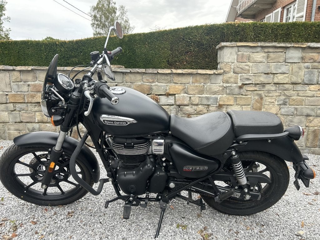 Royal Enfield Meteor 350 Stellar Black, Motoren, Motoren | Royal Enfield, Occasion, Particulier, Overig, Minimaal motorrijbewijs A2