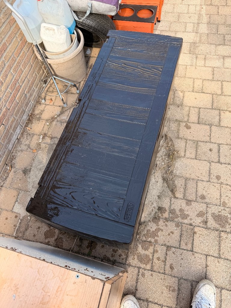 Grote Keter opbergbox, Ophalen, Gebruikt, Kunststof, Containerberging