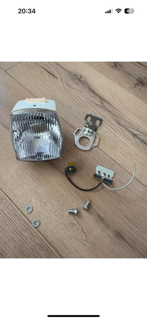 Koplamp voor Motobecane Motoconfort-bromfiets, serie Cady, Ophalen of Verzenden, Zo goed als nieuw