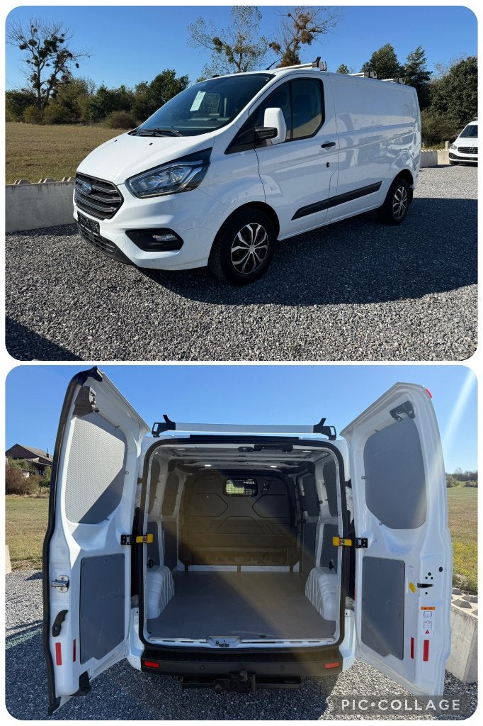 Ford Transit Custom 2.0L 130CH **Attelage Caméra Cruise**, Essai à domicile, Achat, Euro 6, Entreprise