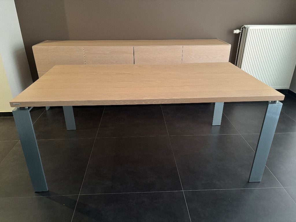 Zymbioz eetkamer (tafel, dressoir, bijzettafel), Maison & Meubles, Salles à manger complètes, Enlèvement, Utilisé, Modern