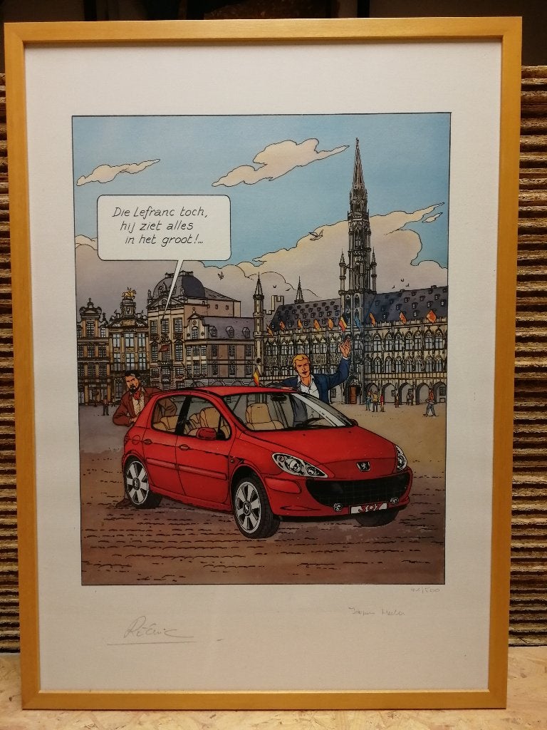 Lefranc - Peugeot 307, Jacques Martin, Lefranc, Ophalen, Zo goed als nieuw