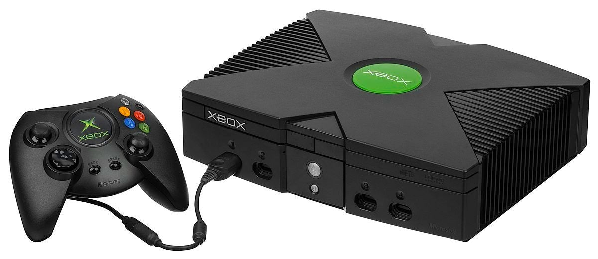xbox classic met toebehoren, Games en Spelcomputers, Spelcomputers | Xbox Original, Ophalen, Gebruikt, Met 2 controllers