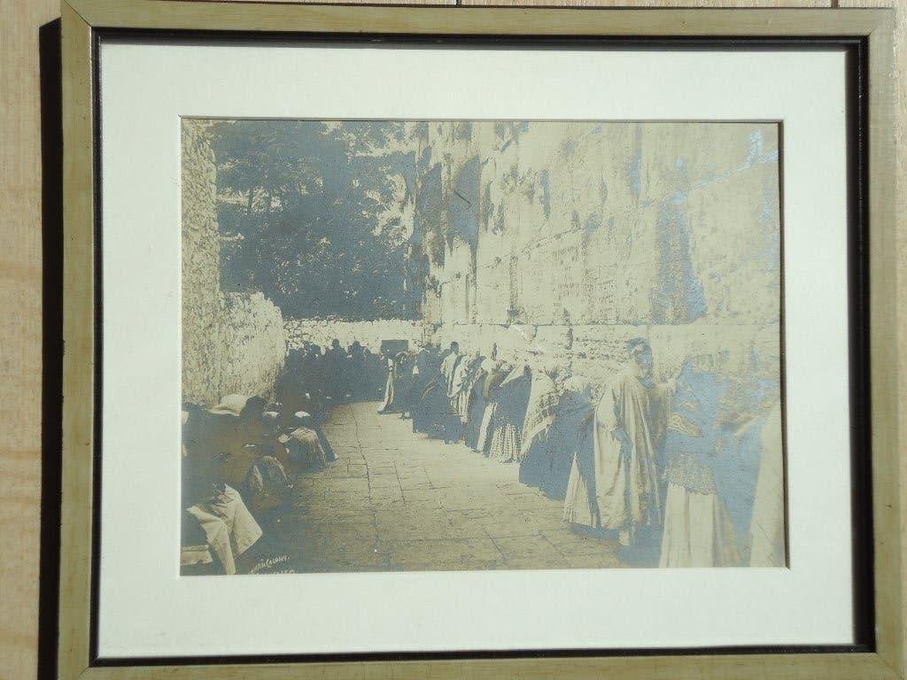 Félix Bonfils antiek foto Jerusalem klaagmuur African colony, Antiquités & Art, Enlèvement ou Envoi, Photo