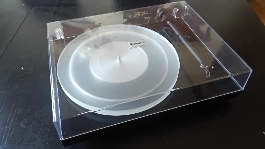 Pro-Ject Debut RecordMaster II Zwart + aluminium bakje, Ophalen, Zo goed als nieuw, Platenspeler, Overige merken
