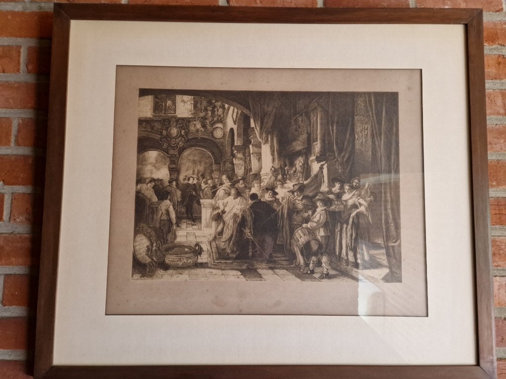 Reproductie schilderij, Ophalen
