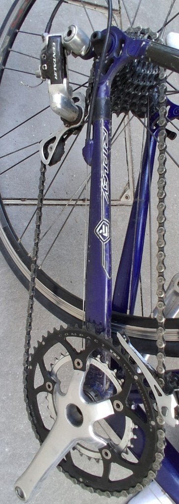 Ridley kids koersfiets blauw-grijs, Fietsen en Brommers, Gebruikt, 26 inch, Aluminium, 15 tot 20 versnellingen