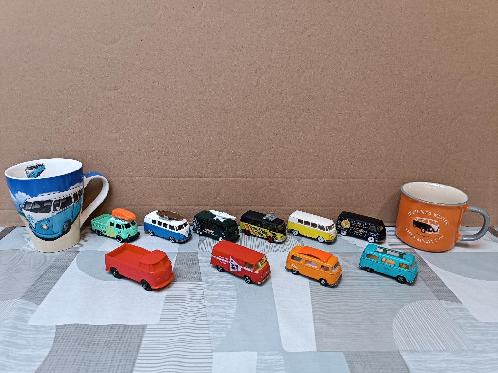 VW - Volkswagen T1 T2 Camper Bus - Matchbox Majorette, Collections, Marques automobiles, Motos & Formules 1, Utilisé, Voitures
