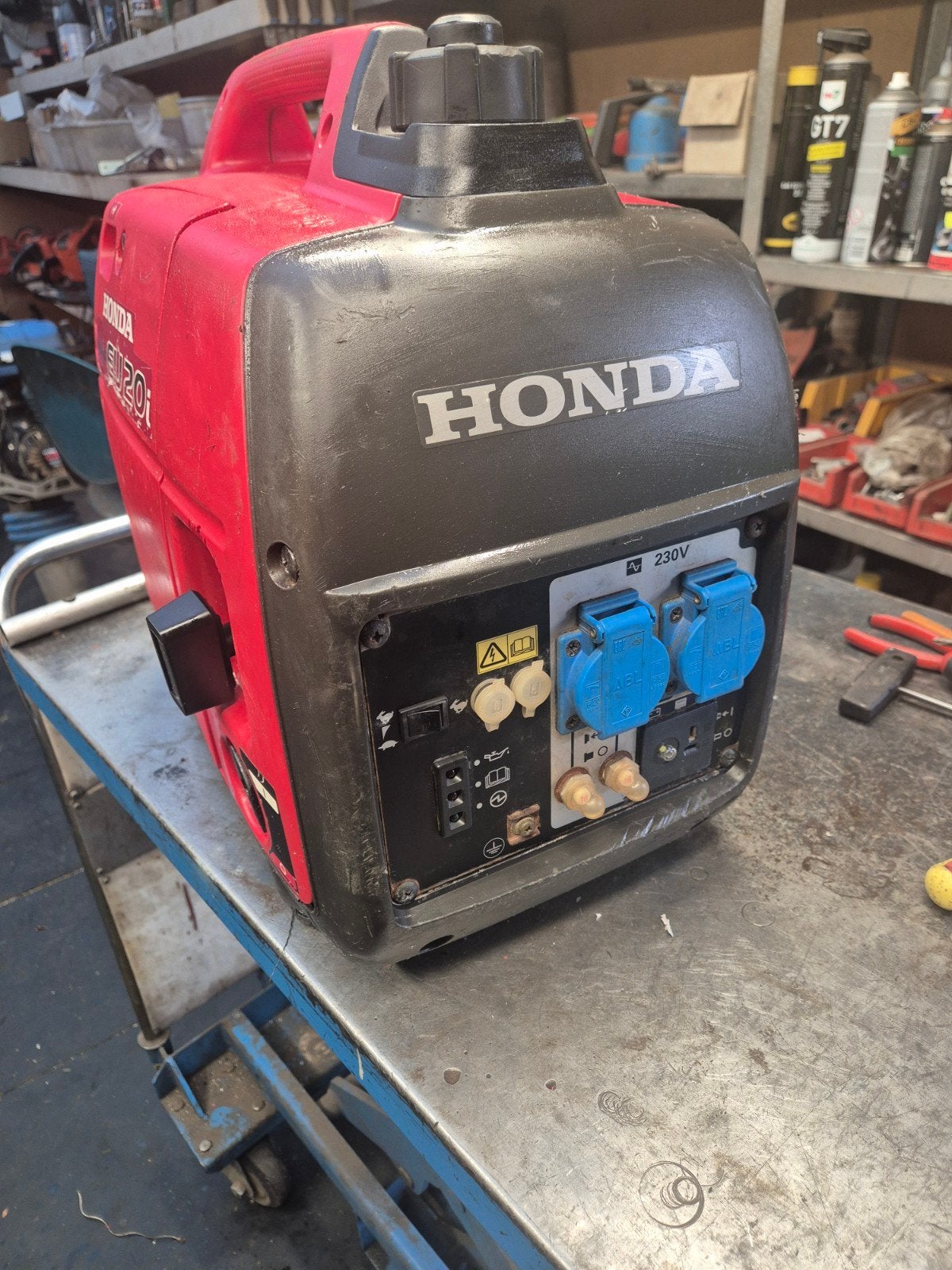 Honda EU20i Inverter Aggregaat / Generator, Ophalen, Benzine, Zo goed als nieuw, Geluidgedempt