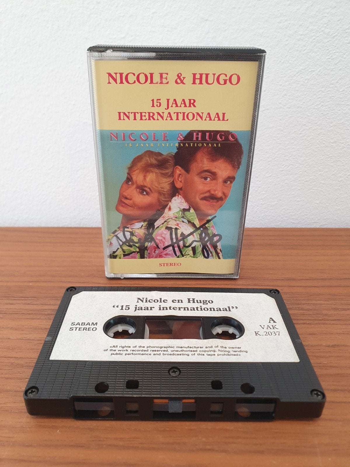 Nicole & Hugo – 15 Jaar Internationaal (gesigneerd), CD & DVD, Cassettes audio, Enlèvement ou Envoi