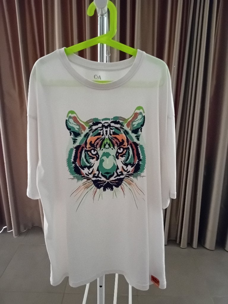 Witte T-shirt maat 170, Ophalen, Nieuw, C&A, Jongen of Meisje