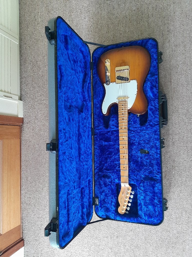 Fender Telecaster 75th anniversary, Ophalen, Zo goed als nieuw, Solid body, Fender