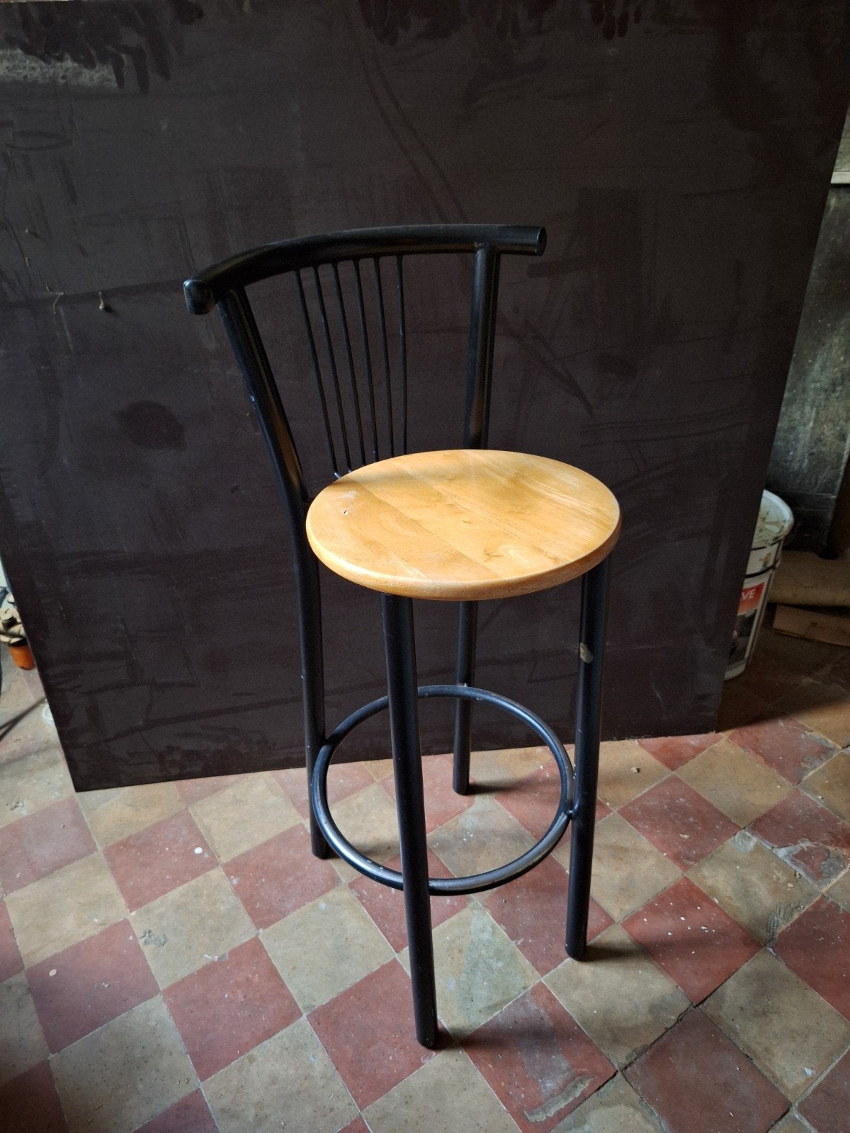 Chaise haute de bar (x7) (75€/pièce), Maison & Meubles, Avec repose-pieds, Enlèvement, Utilisé, Bois