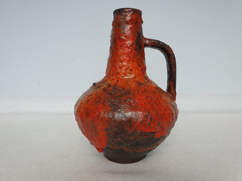 Vintage Fat Lava vaas ca. 28 cm, Antiek en Kunst, Ophalen of Verzenden