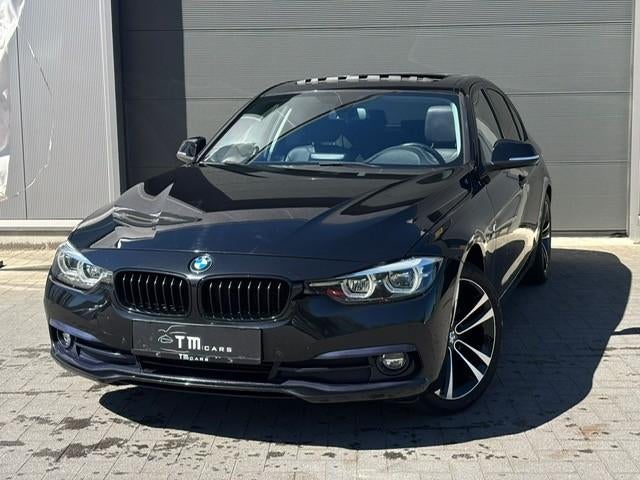 BMW 318I pano dak camera LED, Auto's, BMW, 100 kW, 4 deurs, Achterwielaandrijving, Zwart