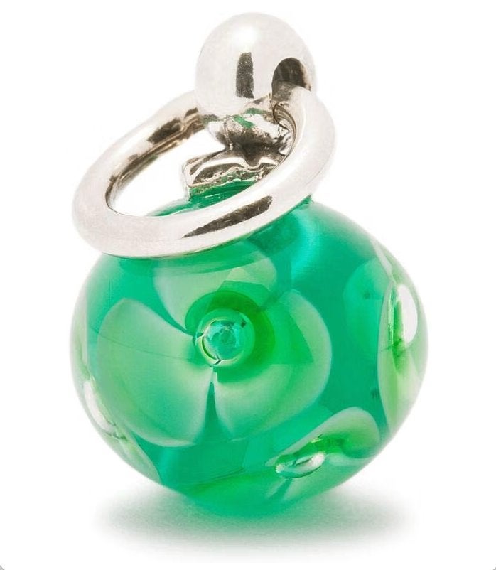 Trollbead Green Flower - PANDORA, Handtassen en Accessoires, Pandora, Nieuw, Ophalen of Verzenden, 1 bedel