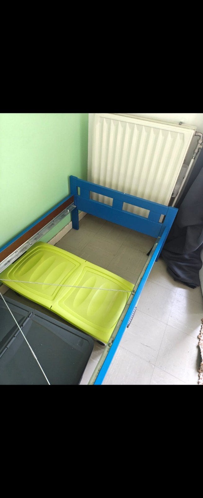 Lit enfant Ikea, Enlèvement, Matelas