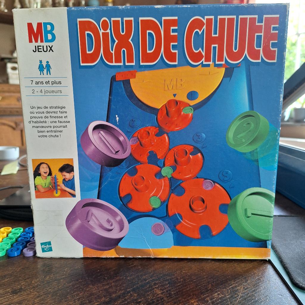 dix de chute mb hasbro, Hobby & Loisirs créatifs, 1 ou 2 joueurs, Envoi, Utilisé, Hasbro