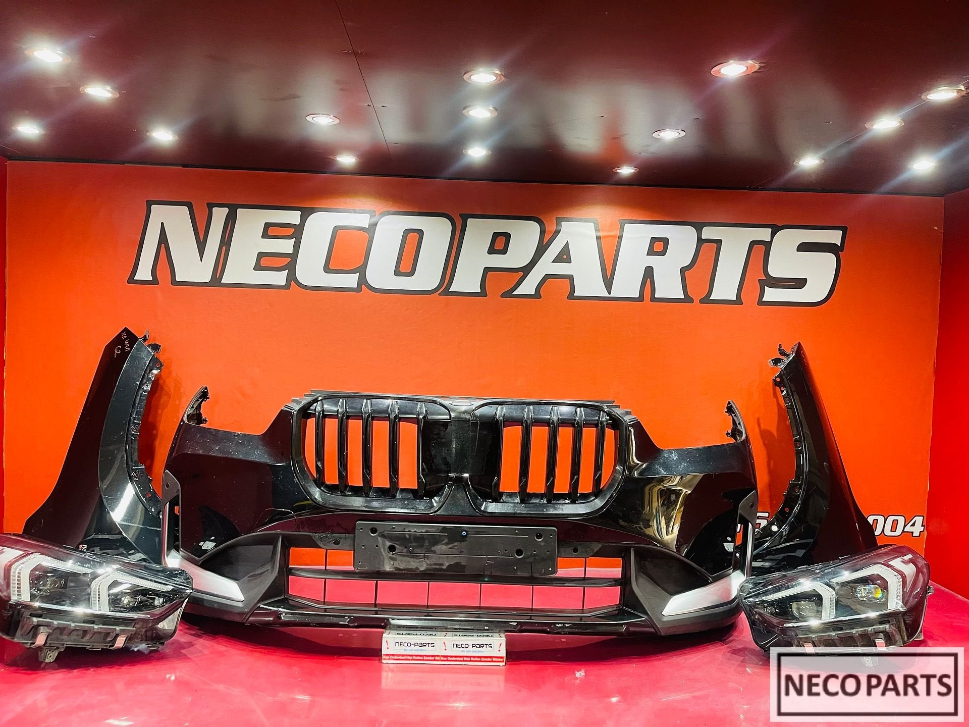 BMW X1 U11 M PAKKET VOORKOP BUMPER MOTORKAP SCHERM KOELER, Arrière, -, Utilisé, -