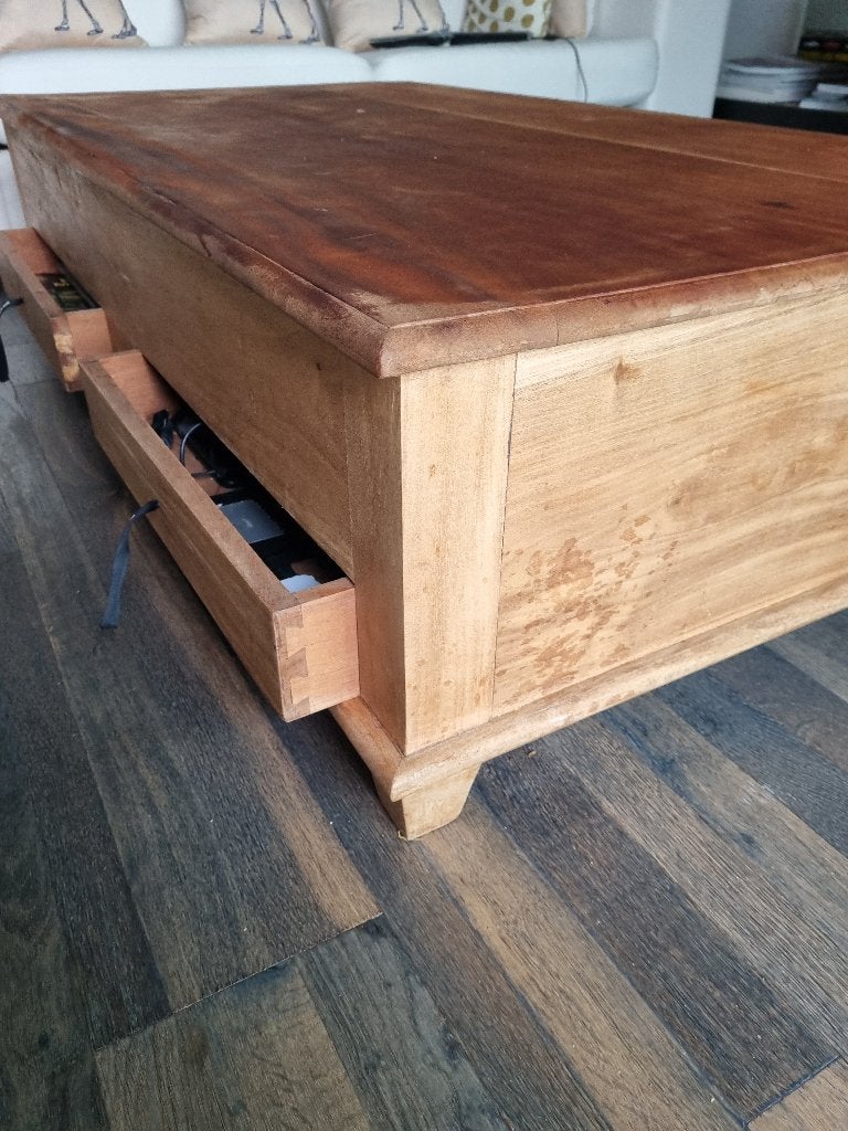 Vends table basse acajou, Enlèvement ou Envoi