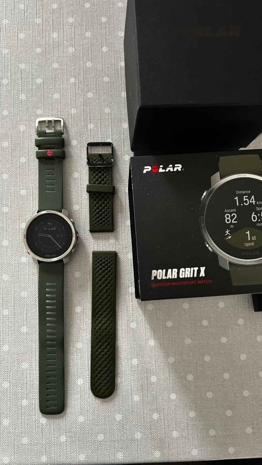 Polar Grit X, Étanche, Enlèvement ou Envoi, Vert, Utilisé
