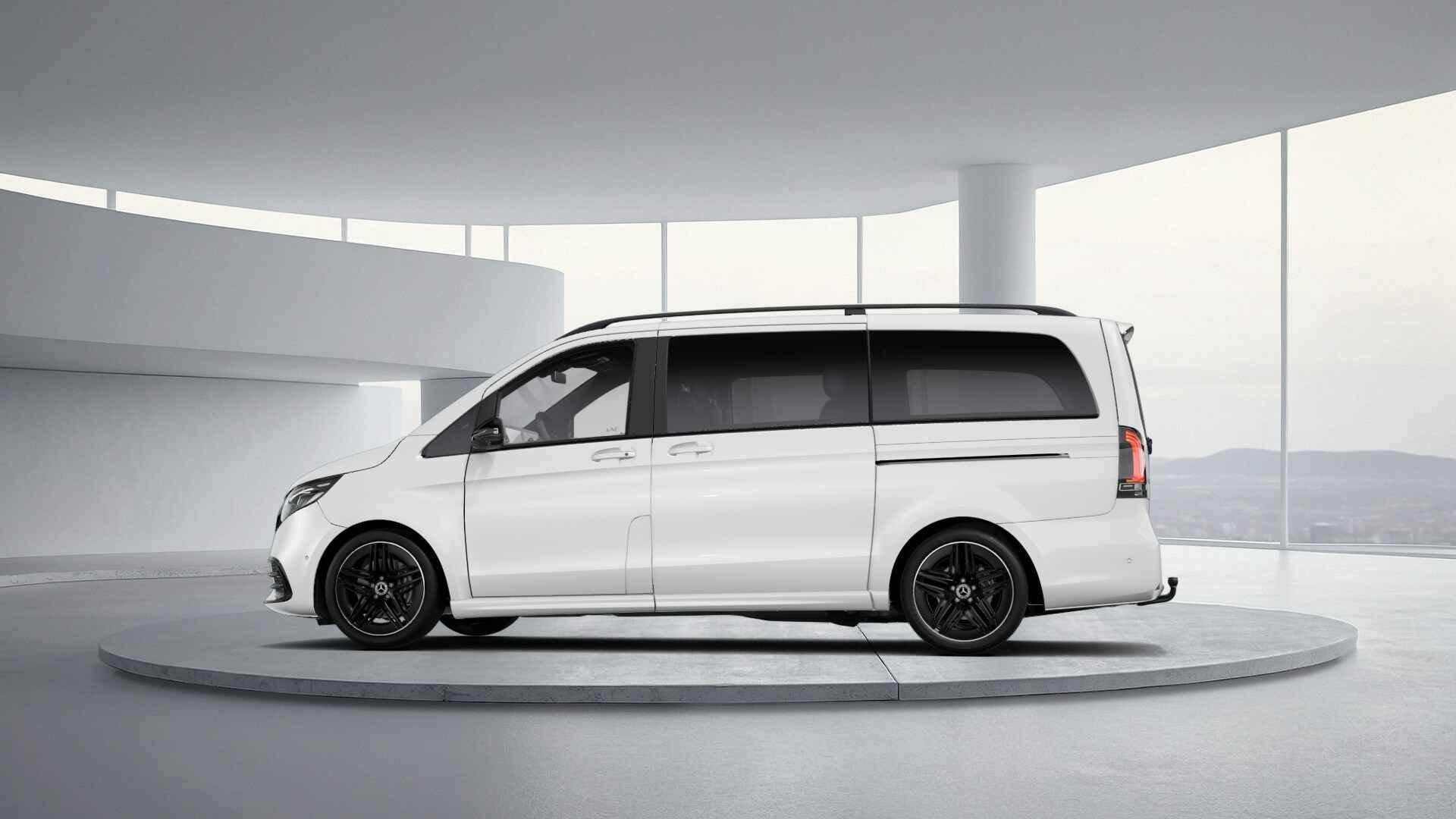 Mercedes-Benz V-Klasse 300 d L2 9G-TRONIC Avantgarde | Licht, Auto's, Automaat, Gebruikt, Zwart, 2000 kg