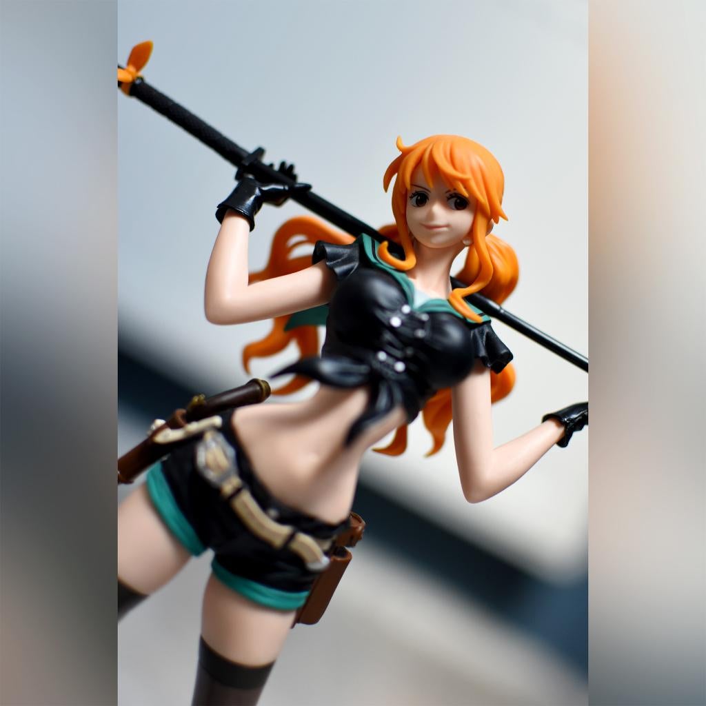 Nami figuur uit één stuk - Diamond Ship met vlag - Banpresto, Ophalen of Verzenden, Zo goed als nieuw, Fantasy