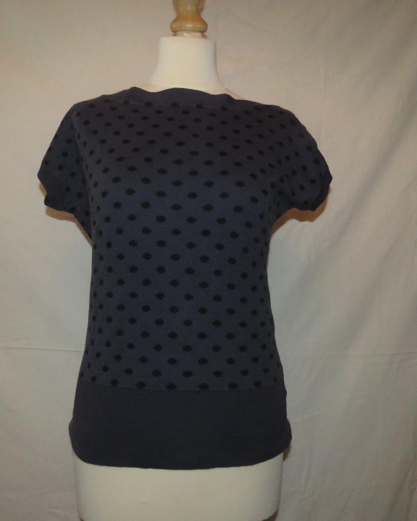 Pull à pois Essentiel taille S, Enlèvement ou Envoi, Bleu