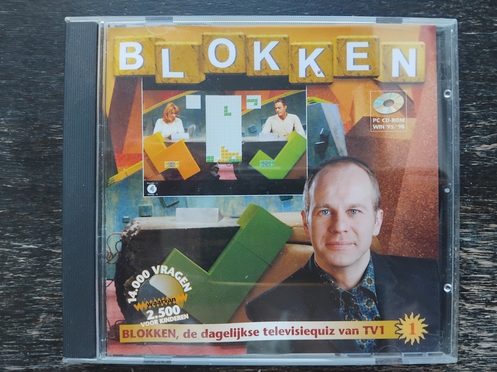 Blokken TV1 – originele PC CD-ROM Windows 95/98 – retro
Besc, Ophalen of Verzenden, Zo goed als nieuw