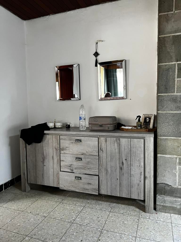 Mooie complete woonkamerset: Grote hoekbank, Salontafel …, Huis en Inrichting, Ophalen