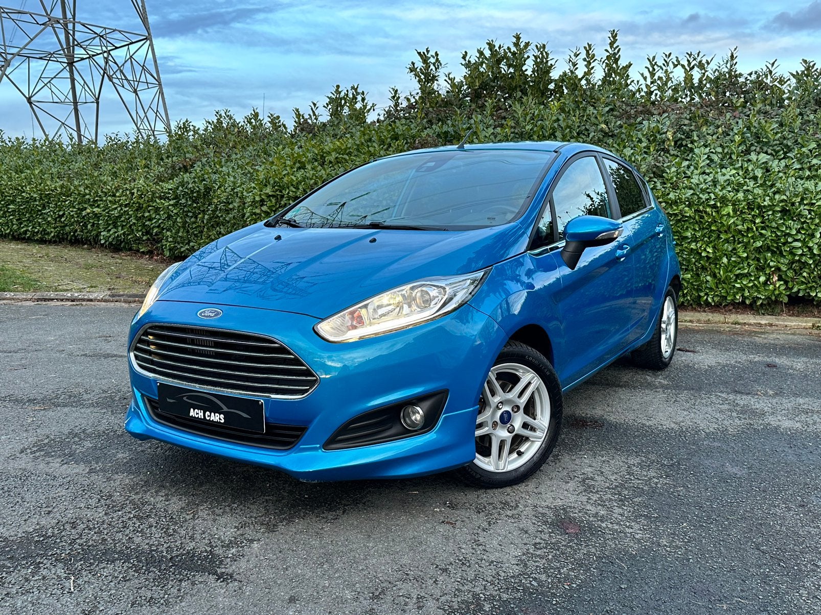 Ford Fiesta 1.0 Essence 2014 Euro 5b 134.000km Airco digital, Euro 5, Achat, Entreprise, Noir