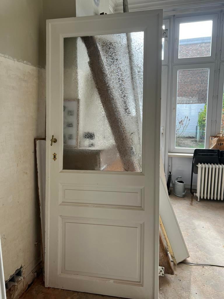 Porte vitrée en bois, Enlèvement, Comme neuf, Bois