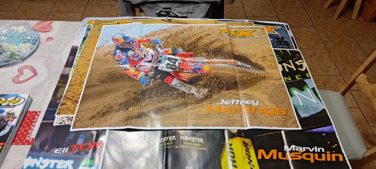 Posters de motocross collector, Collections, Neuf, Rectangulaire horizontal, Enlèvement, Sport