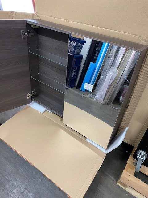 armoire de salle de bain, Maison & Meubles, Neuf, Armoire à miroir, Moins de 25 cm, Moins de 100 cm
