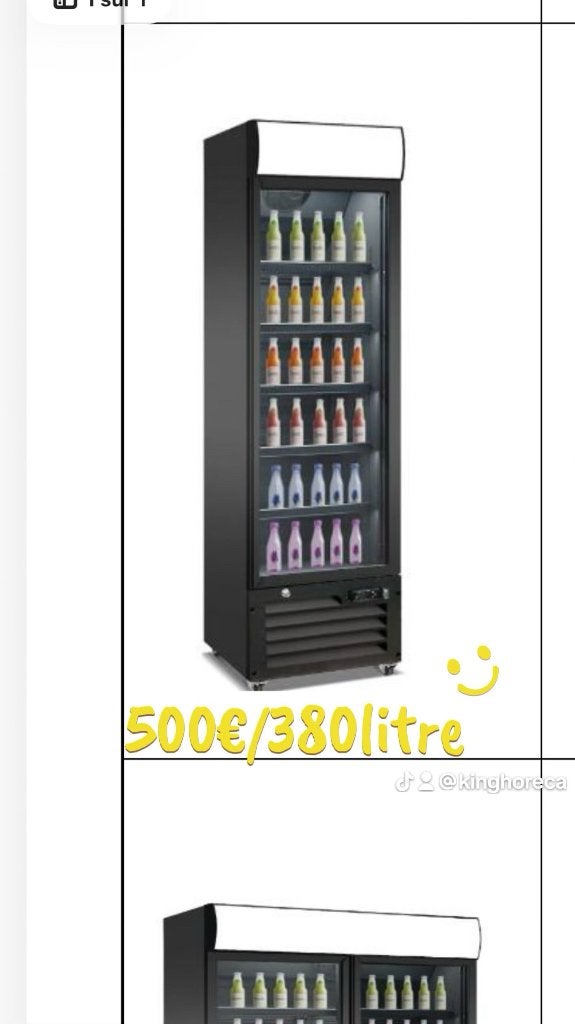 Frigo boisson 380l/900l, Enlèvement