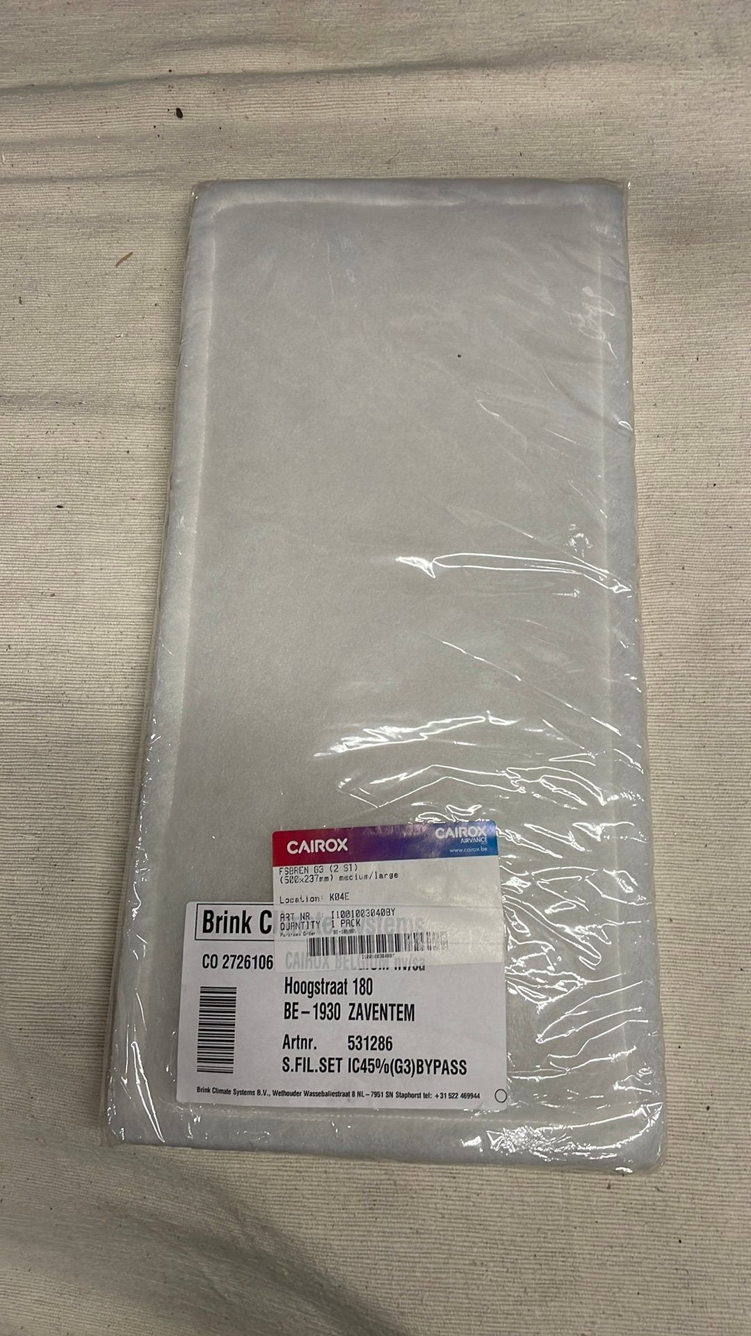 Filter 500 x 237, Ophalen of Verzenden, Nieuw