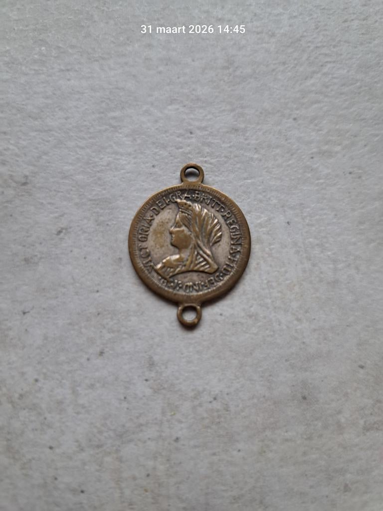 Bedeltje koningin Victoria, Ophalen of Verzenden