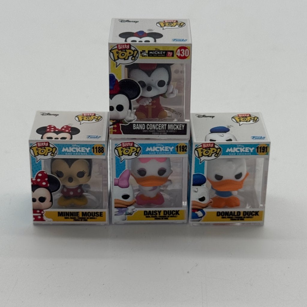 Bitty Pop! Disney set van 4 stuks - met case, Verzamelen, Ophalen of Verzenden, Zo goed als nieuw