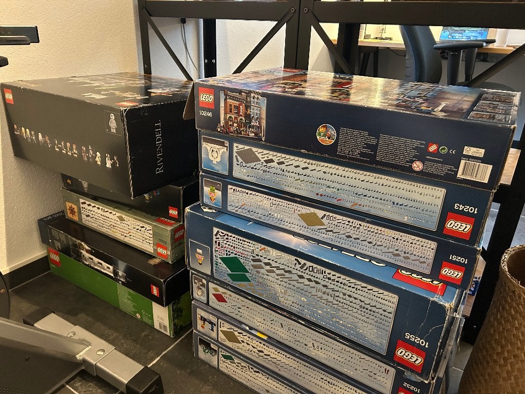 Exclusieve Legosets, lage prijzen - Modular Icons Ideas etc., Lego, Ensemble complet, Comme neuf, Plusieurs sets
