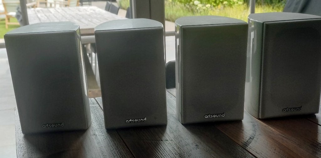 luidsprekers ArtSound AS350 Zilver, Autres marques, Kit d'enceintes, 60 à 120 watts, Comme neuf