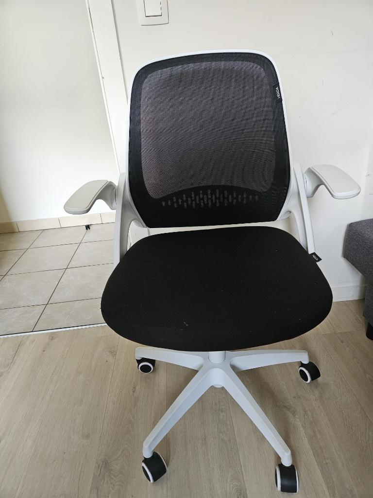 Hbada ergonomisch kantoor stoel, Huis en Inrichting, Bureaustoelen, Zo goed als nieuw, Bureaustoel, Wit, Ergonomisch, Ophalen