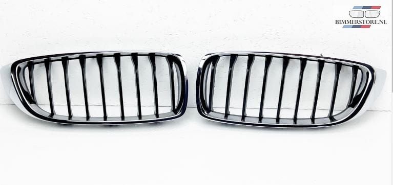 Grille chroom zwart BMW 4 serie F32 F33 F36 + LCi 9551137294, Neuf, -, -, Enlèvement ou Envoi